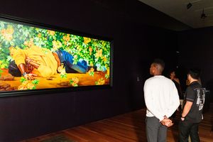 Exhibition view: Kehinde Wiley, _An Archaeology of Silence_, de Young Museum, San Francisco (18 March–15 October 2023). Courtesy Fine Arts Museums of San Francisco. Photo: Dave Zahrobsky for Drew Altizer Photography.